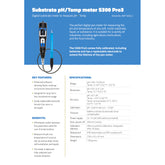 Aqua Master Tools pH meter S300 PRO 3.0 (pH, Temp) substrate